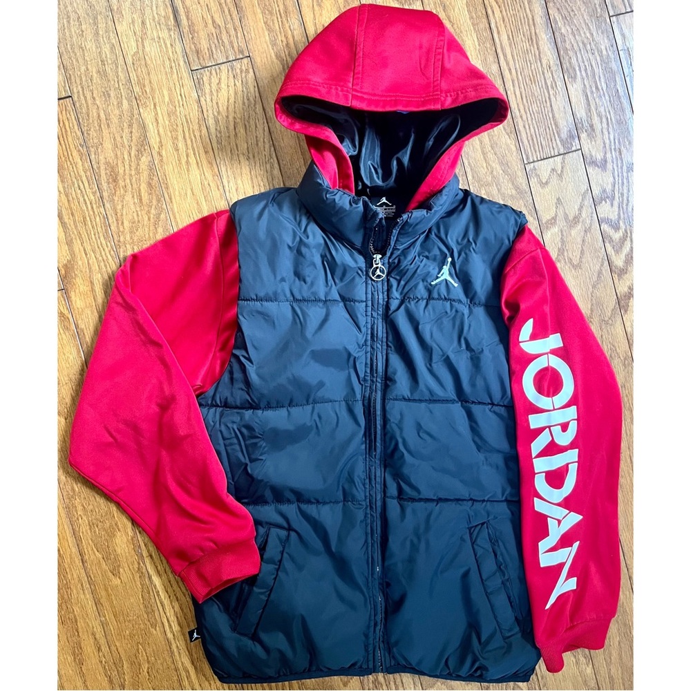 Jordan Hooded 2fer puffer Jacket